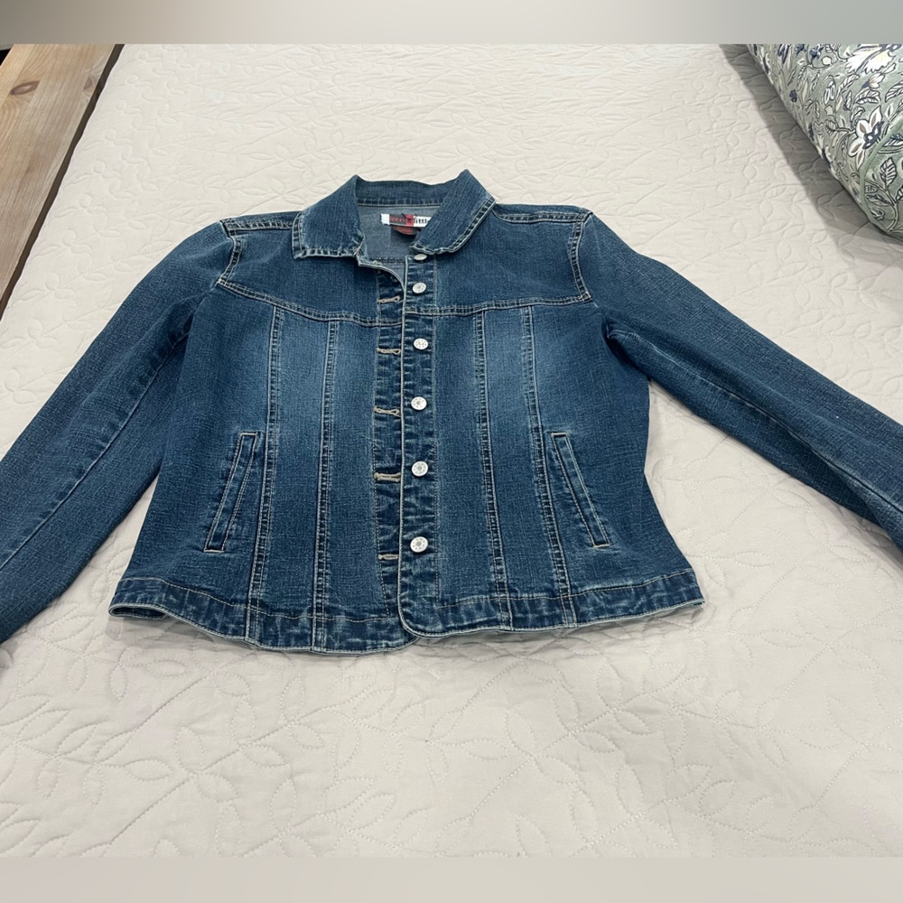 Women’s Blue Jean Jacket by Live a Little - Classic Denim Style